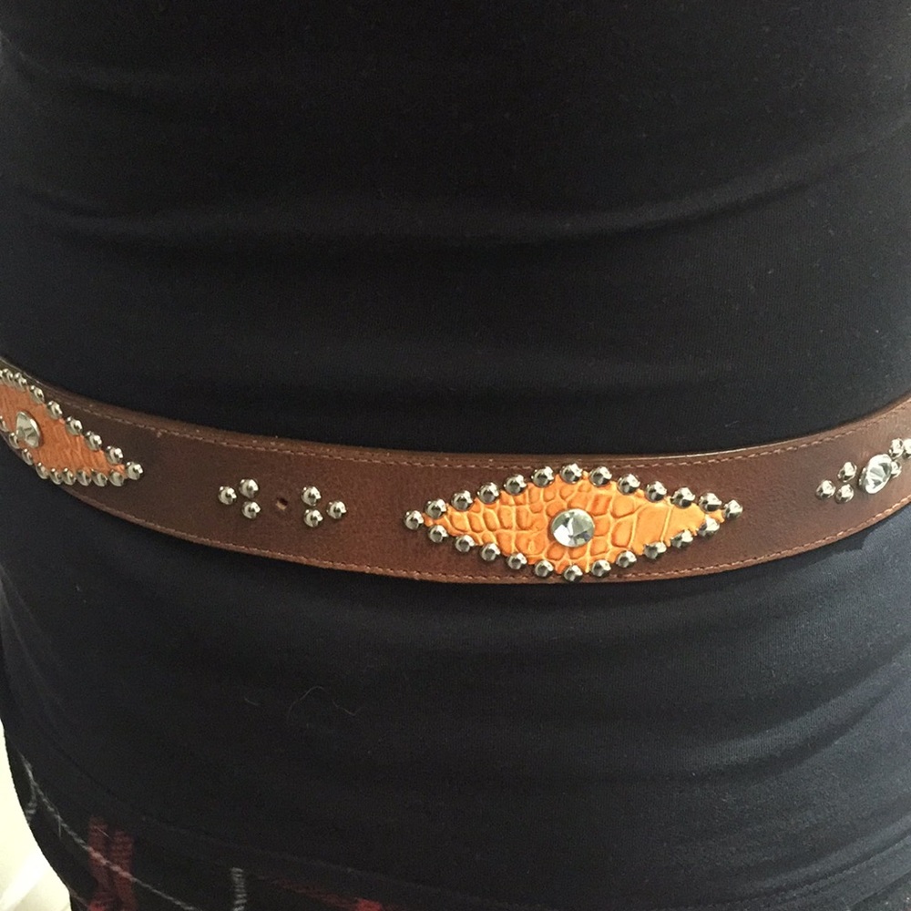 Heavy embossed  All Leather Belt